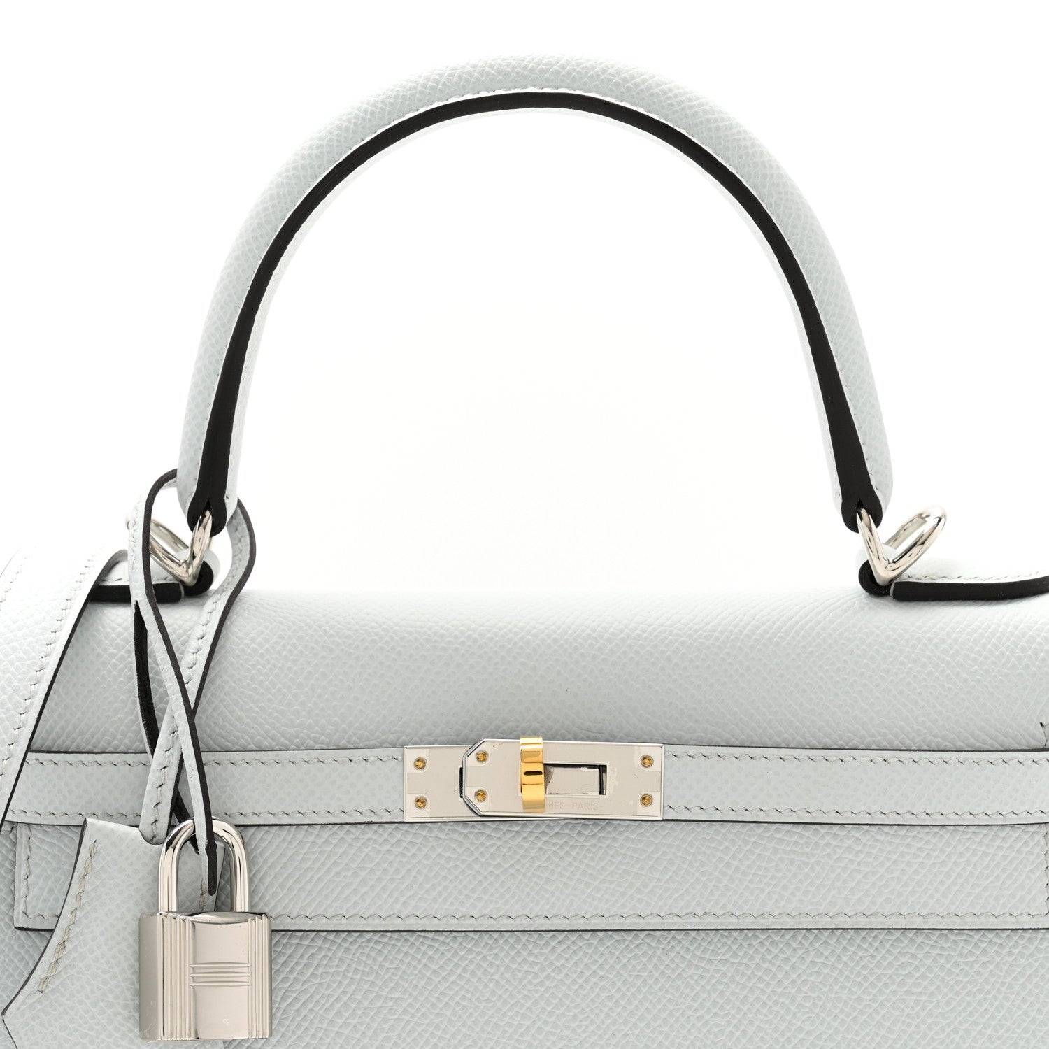 Hermes Epsom Kelly Sellier 25 Gris Platine 8 of 10