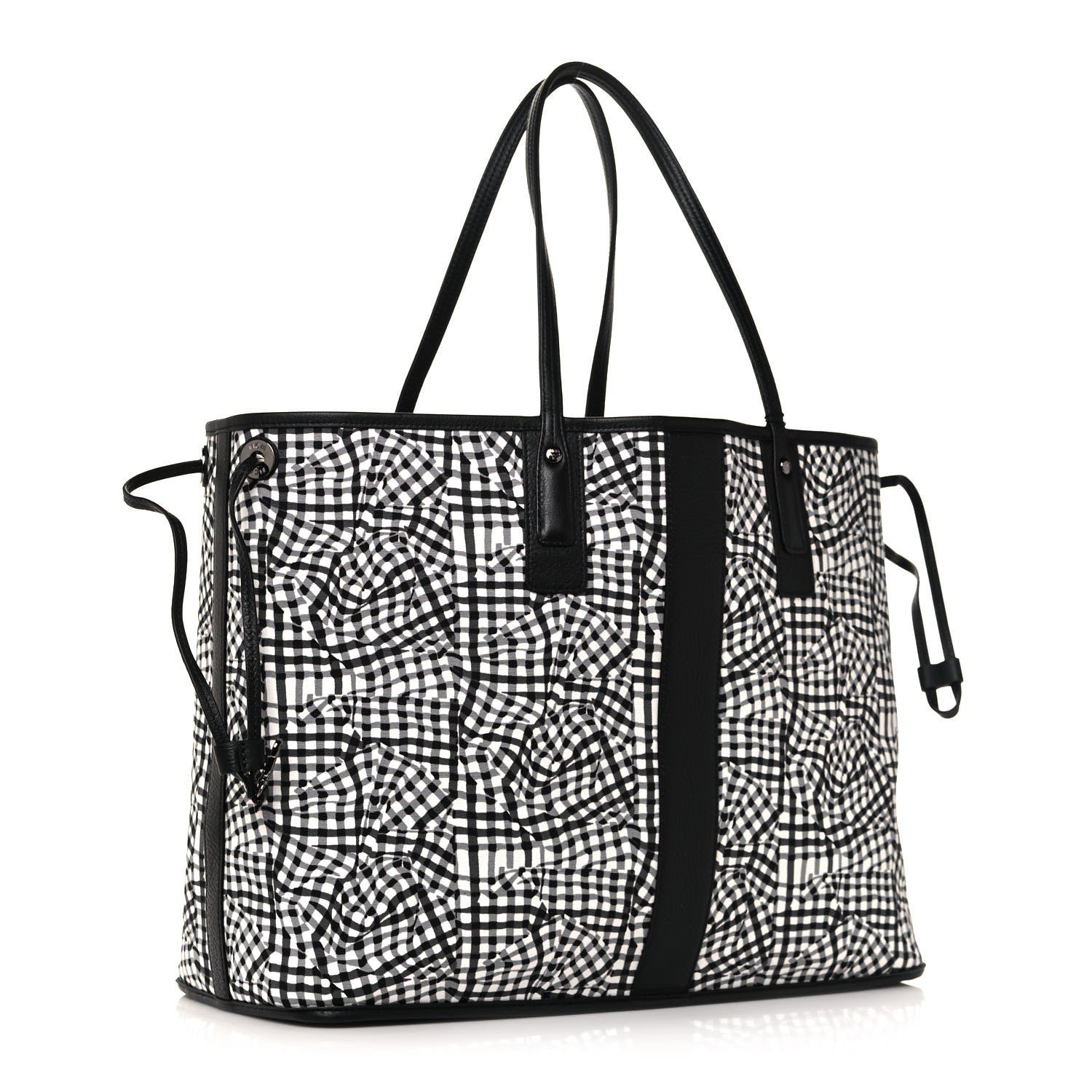 MCM Visetos Medium Liz Reversible Shopper Tote Black 13 of 19