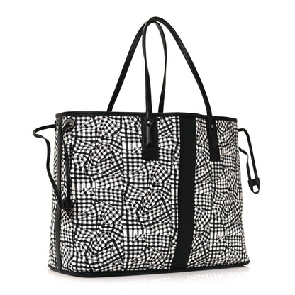 MCM Visetos Medium Liz Reversible Shopper Tote Black 13 of 19