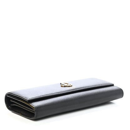 Jimmy Choo Calfskin Martina Continental Wallet Black 3 of 4