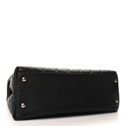 Chanel Caviar Lizard Quilted Small Coco Handle Flap Black 4 of 11