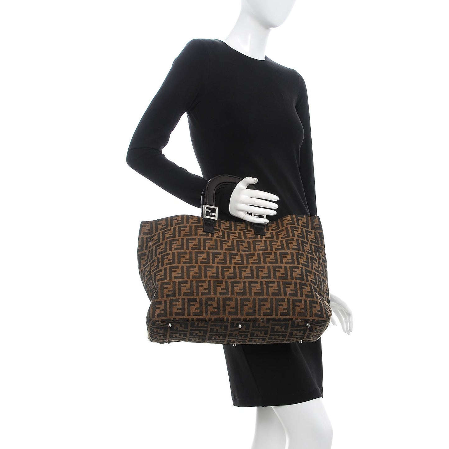 Zucca Holdall Tote Tobacco Black