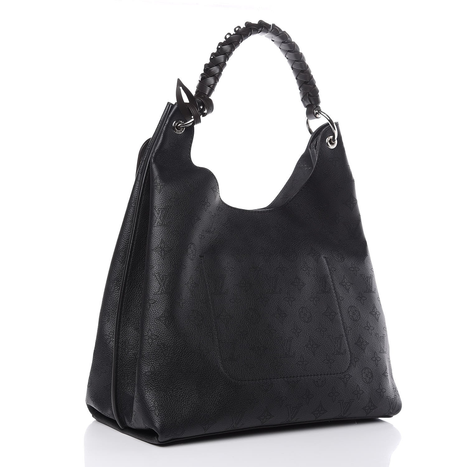 Louis Vuitton Mahina Carmel Hobo Black 3 of 10