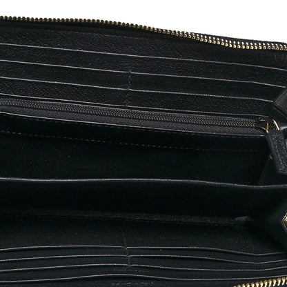 Saint Laurent Chevre Belle De Jour Zip Around Wallet Black 5 of 11
