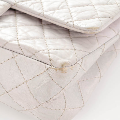 Chanel Aged Calfskin 2.55 Reissue 225 Flap Light Grey 8 of 11