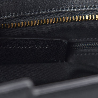 Saint Laurent Textured Calfskin Medium Classic Y Cabas Black 9 of 9