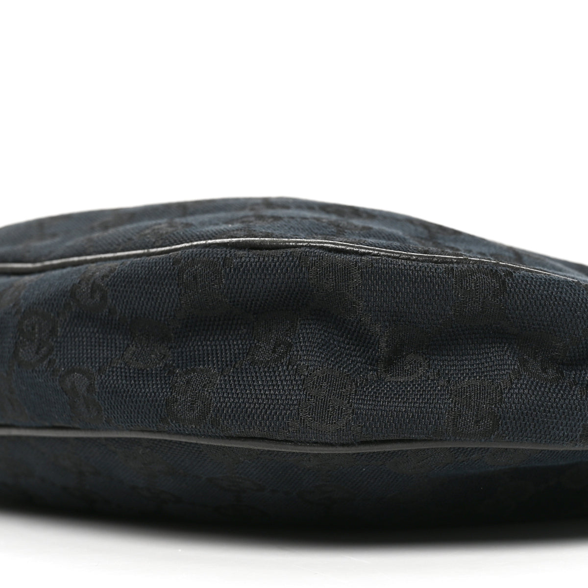 Monogram Medium Half Moon Hobo Black
