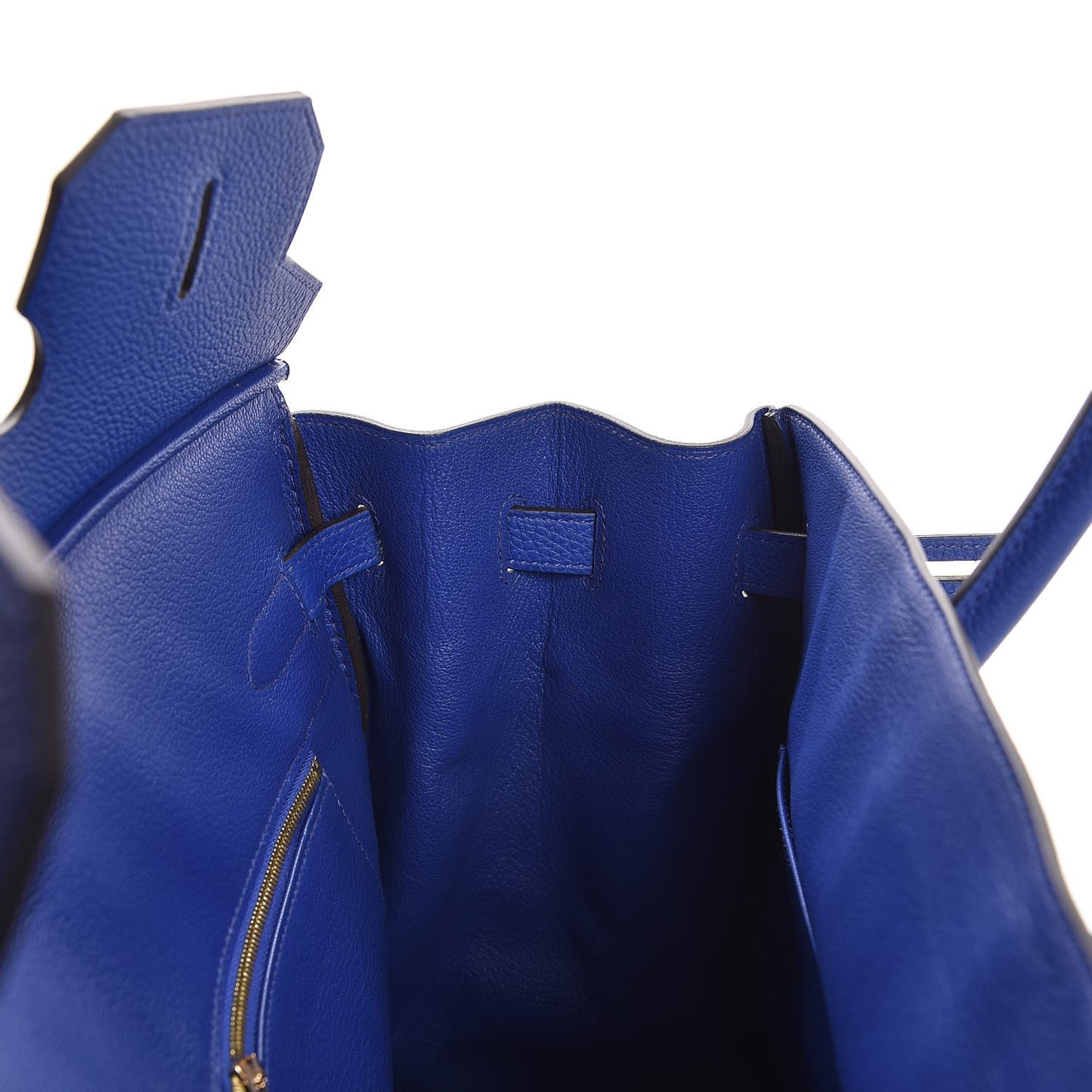 Togo Birkin 35 Bleu Electrique