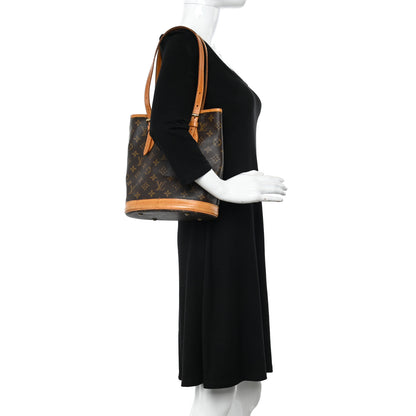 Louis Vuitton Monogram Petit Bucket 23 2 of 11