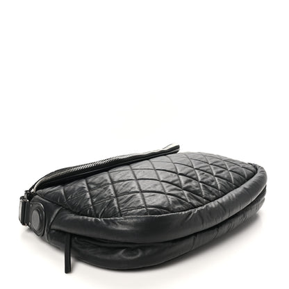 Chanel Nylon Quilted XL Coco Cocoon Messenger Black 4 of 11
