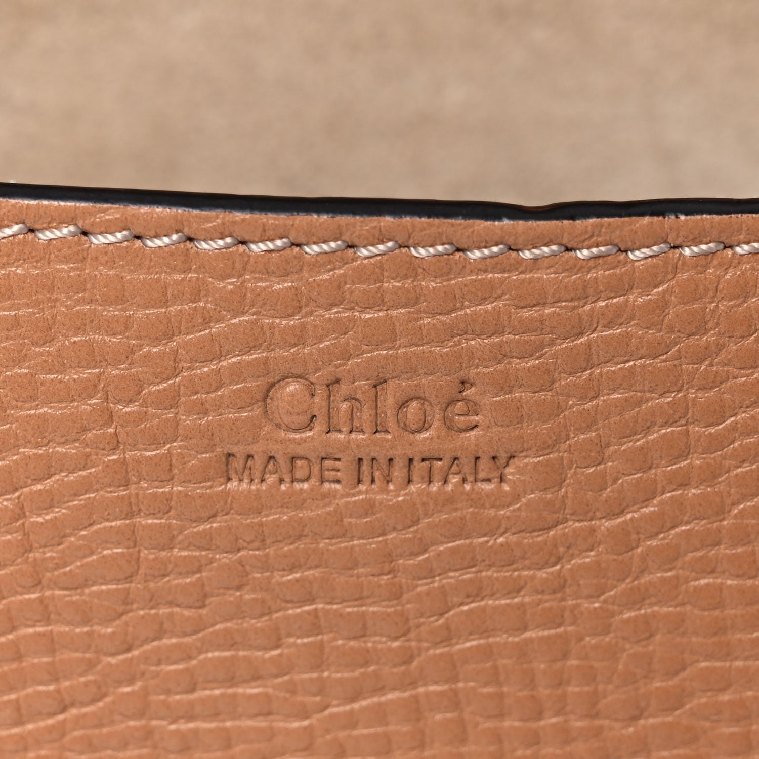 Chloe Grained Calfskin Lambskin Medium Bi-Color Drew Shoulder Bag Wet Sand Sunflower 6 of 15