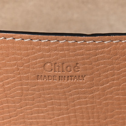 Chloe Grained Calfskin Lambskin Medium Bi-Color Drew Shoulder Bag Wet Sand Sunflower 6 of 15
