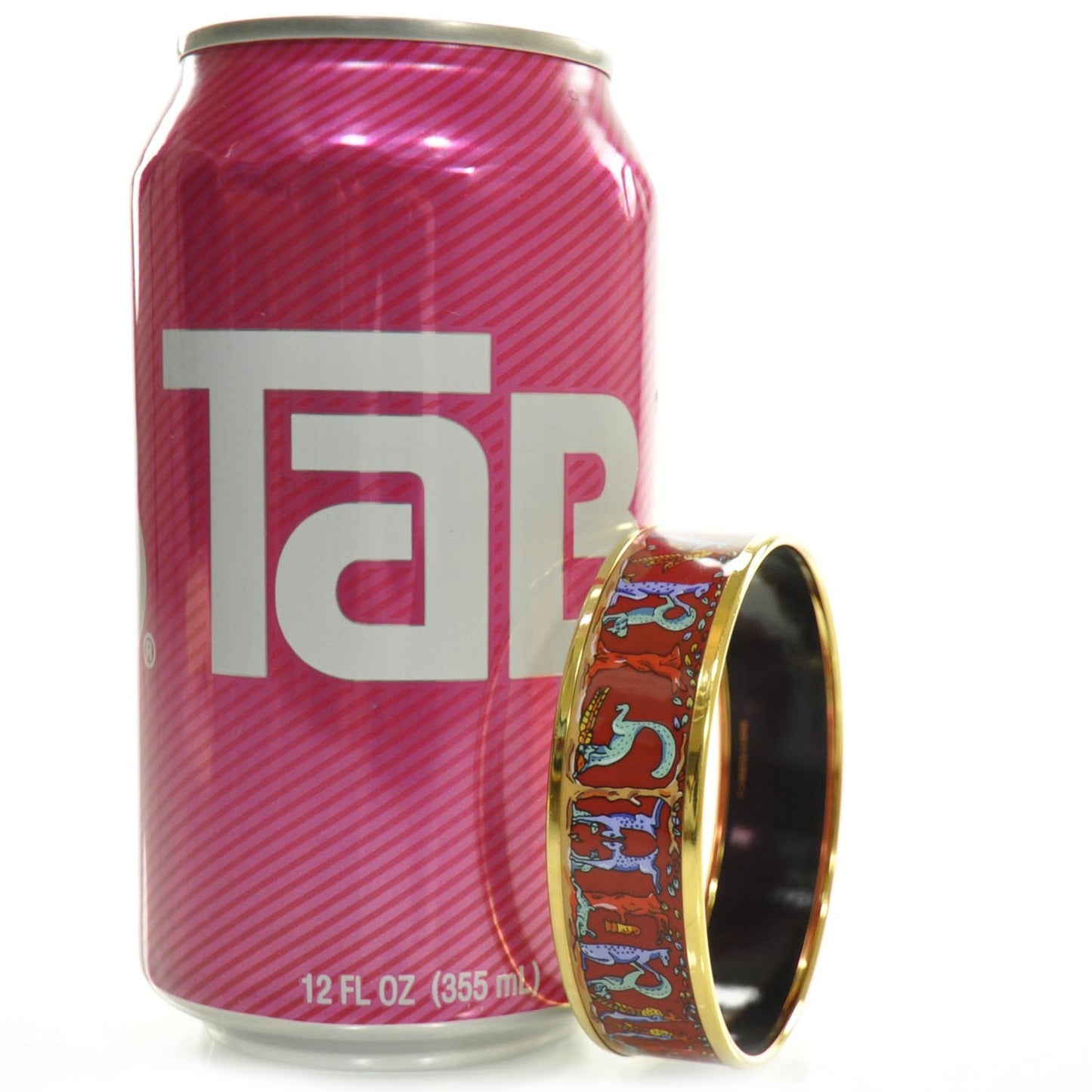 Enamel Printed Wide Bracelet