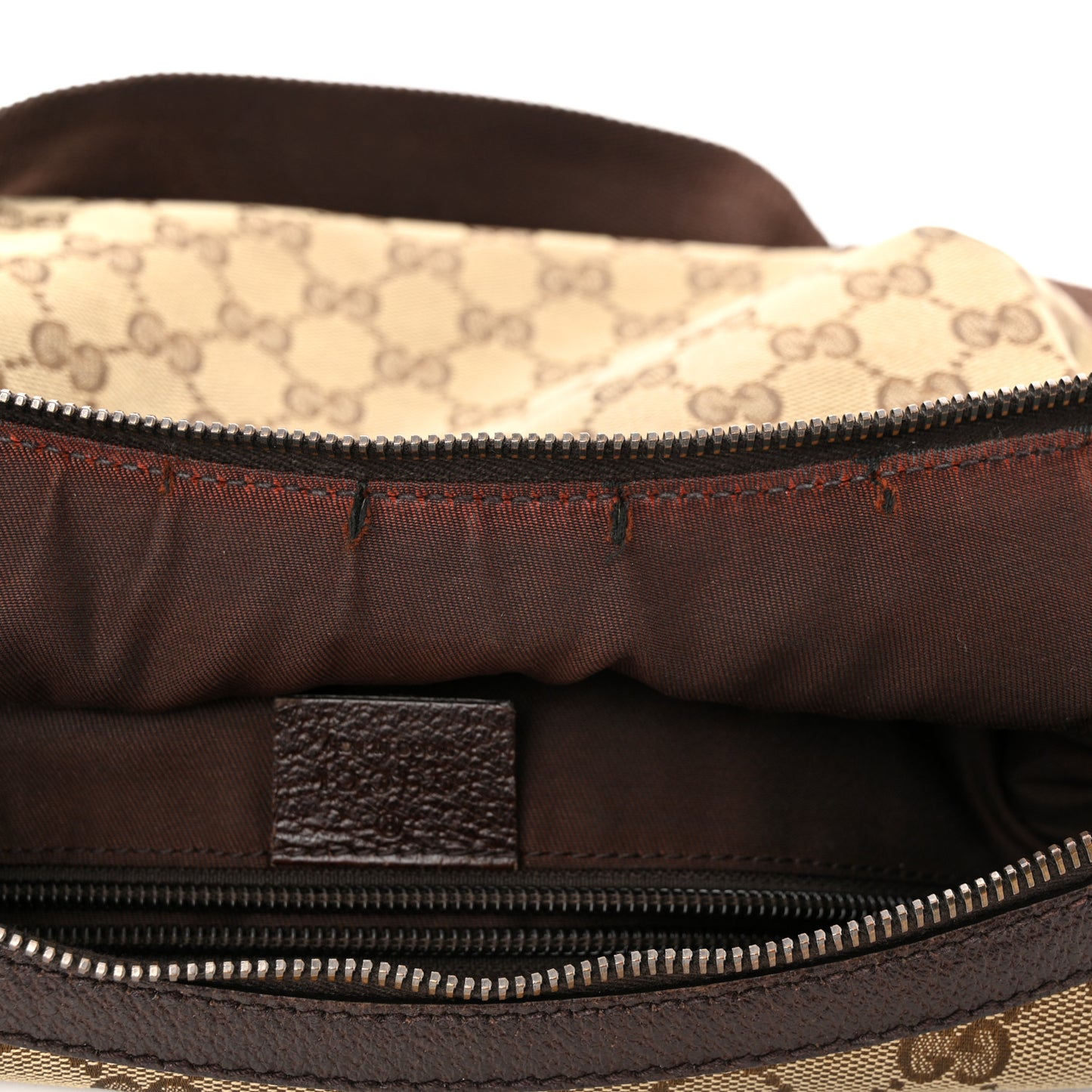 Monogram Medium Half Moon Hobo Dark Brown
