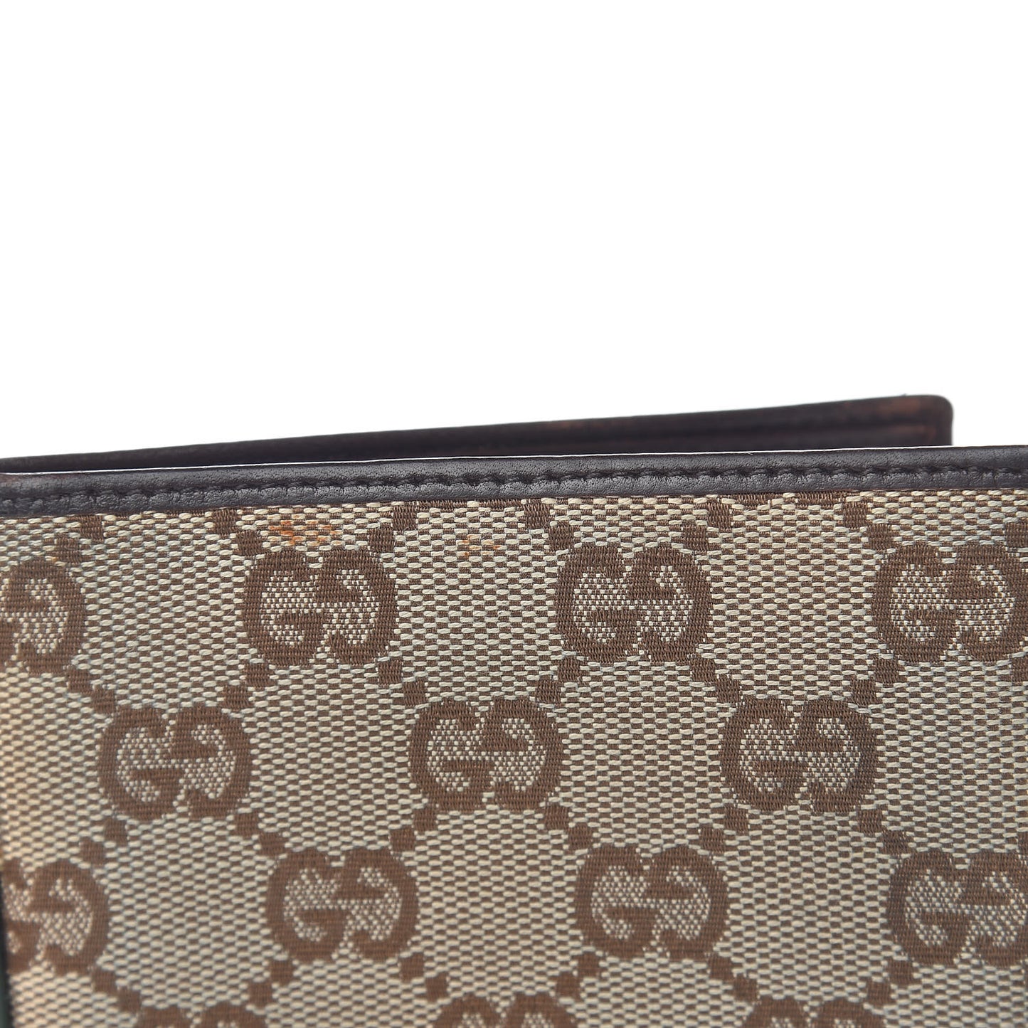 Monogram Web Bi-Fold Wallet Dark Brown