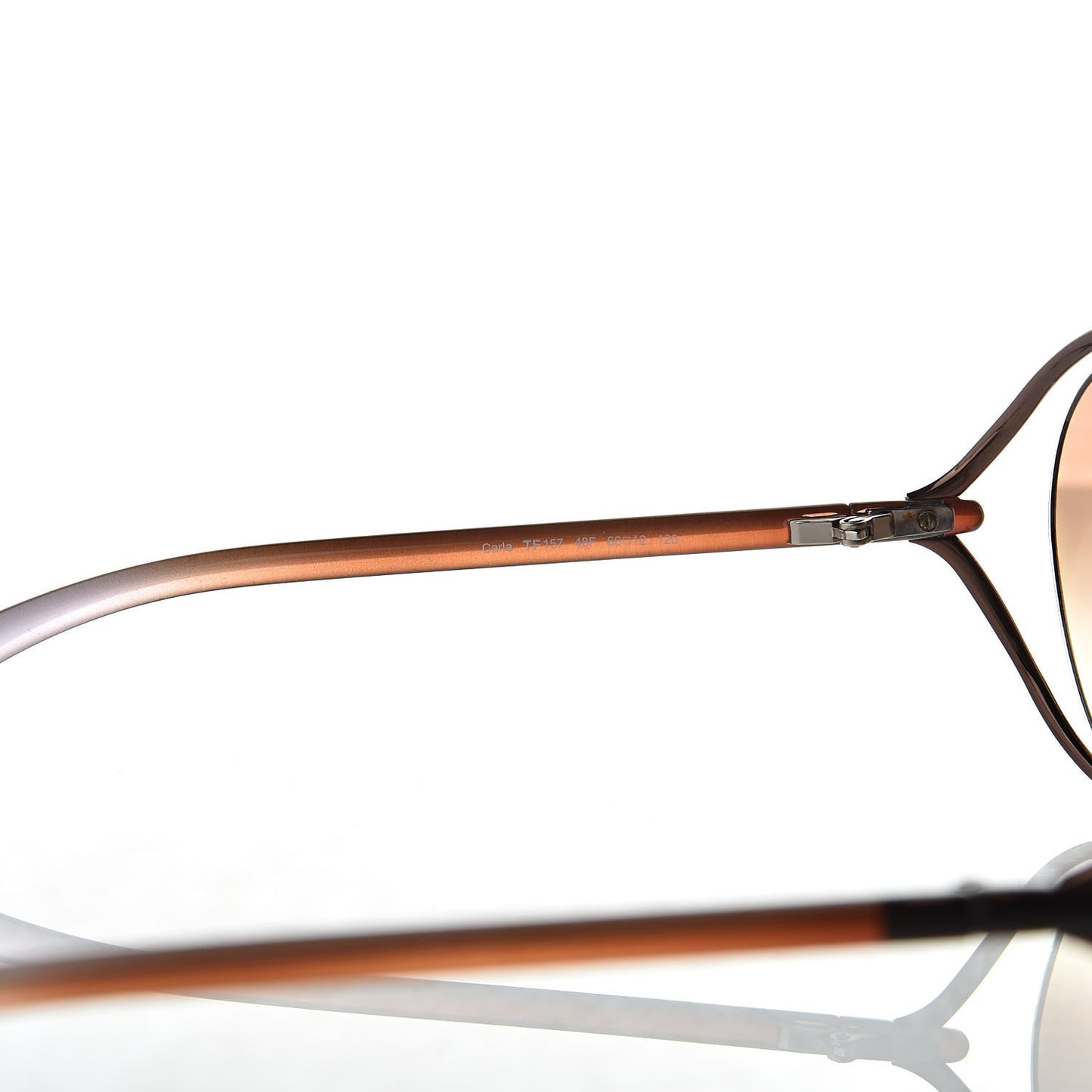 Carla Soft Square Sunglasses TF157 Dark Brown