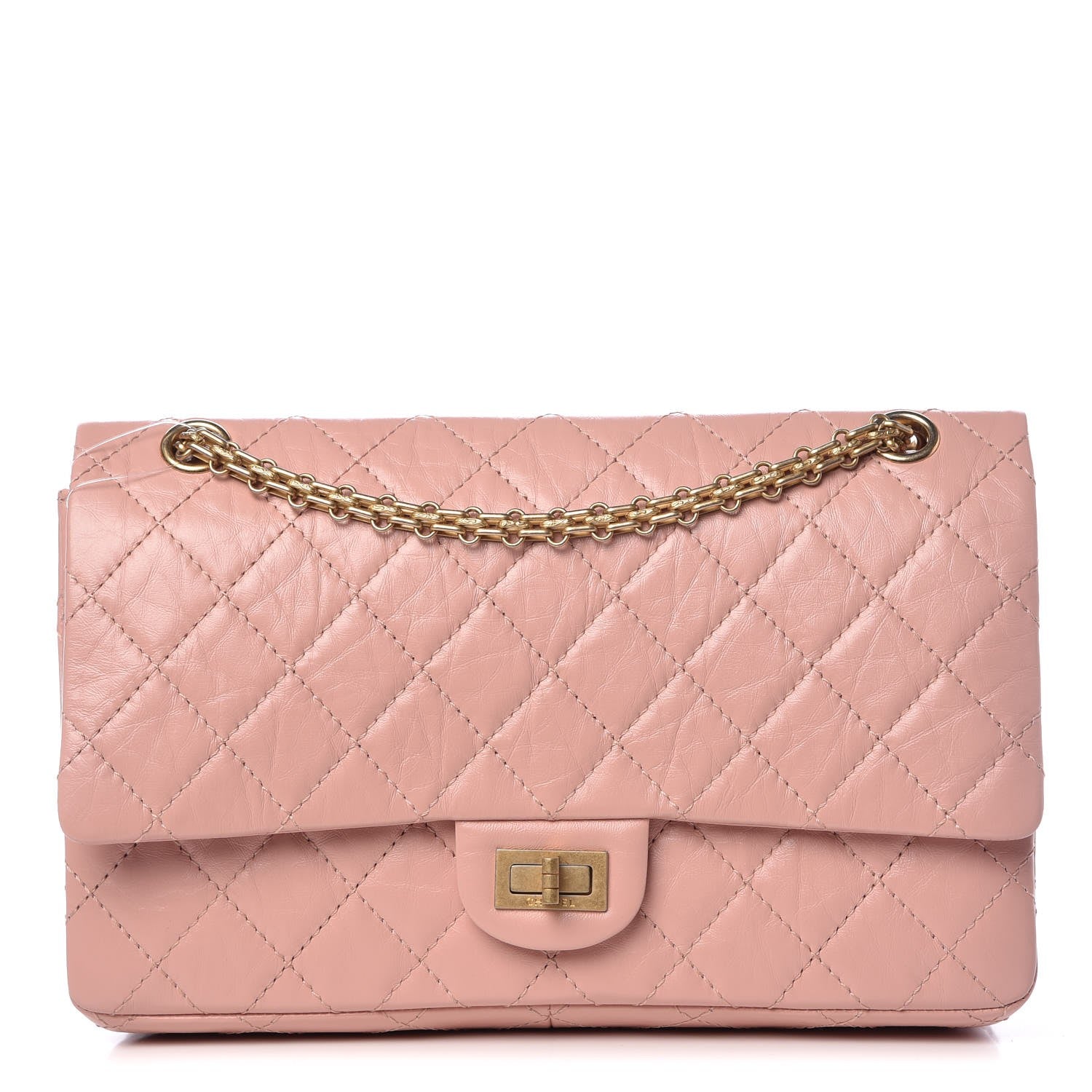 Chanel Aged Calfskin Quilted 2.55 Reissue 226 Flap Light Pink 1 of 15