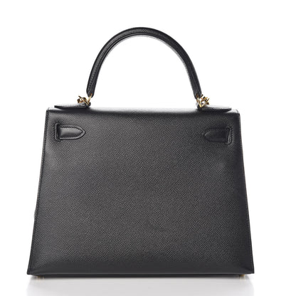 Hermes Epsom Kelly Sellier 28 Black 4 of 39