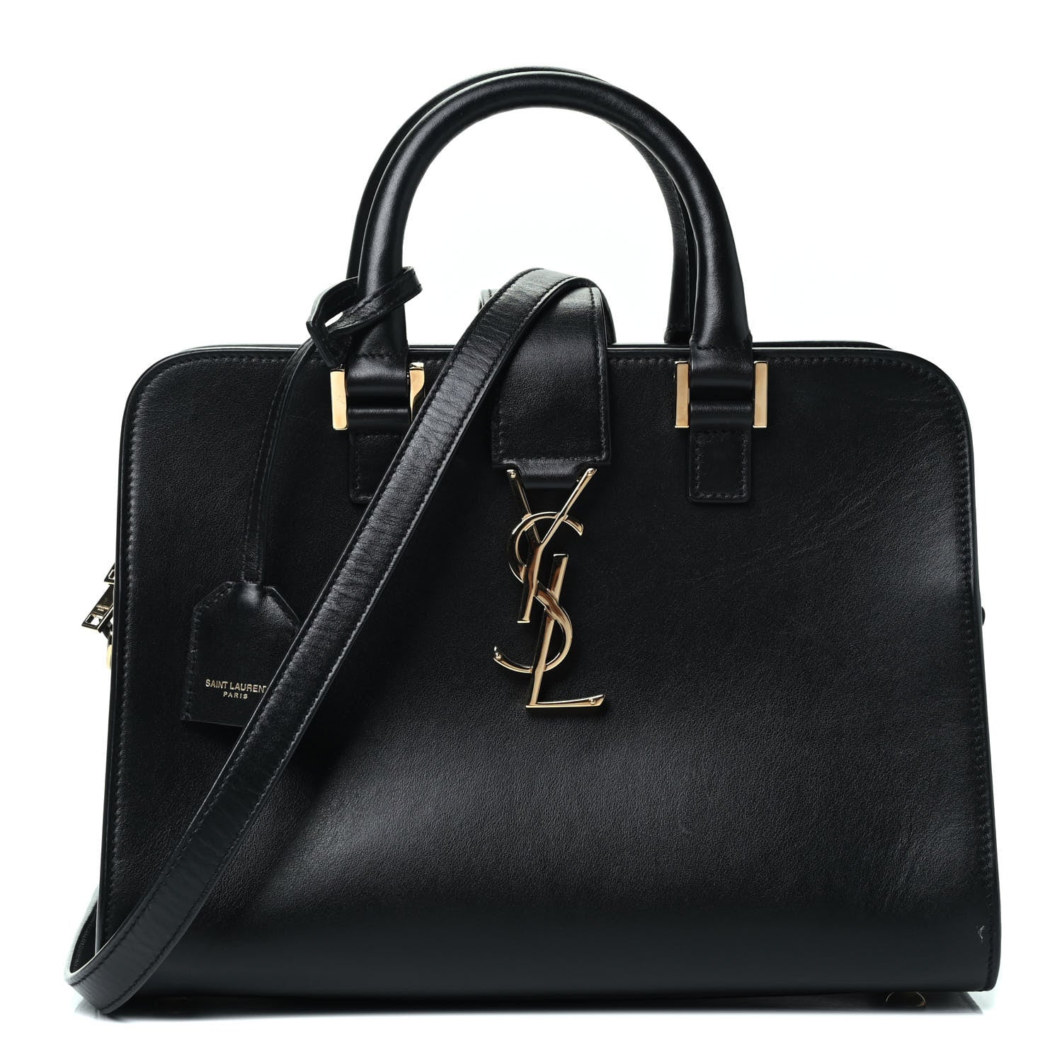 Saint Laurent Calfskin Monogram Baby Cabas Black 1 of 4