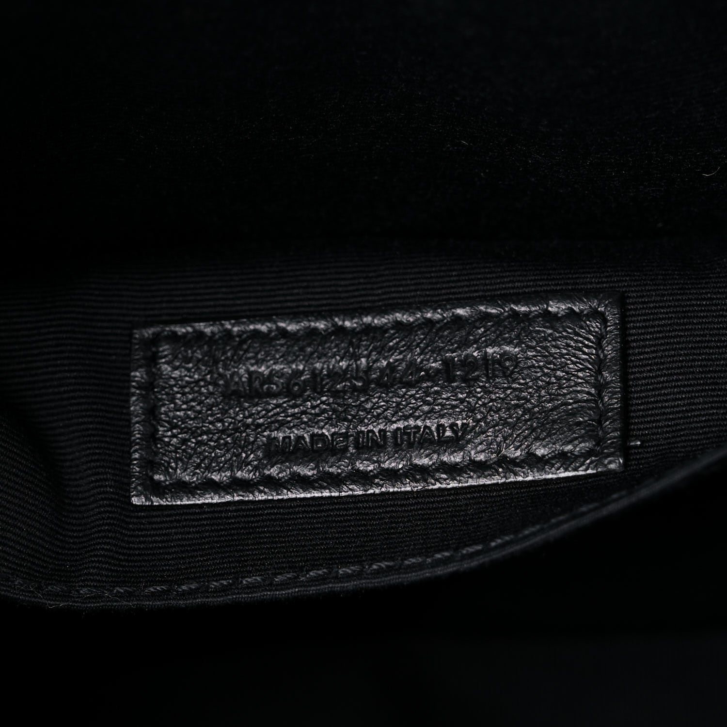 Saint Laurent Calfskin Matelasse Monogram Lou Camera Bag Black 7 of 11
