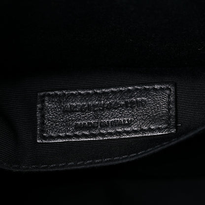 Saint Laurent Calfskin Matelasse Monogram Lou Camera Bag Black 7 of 11