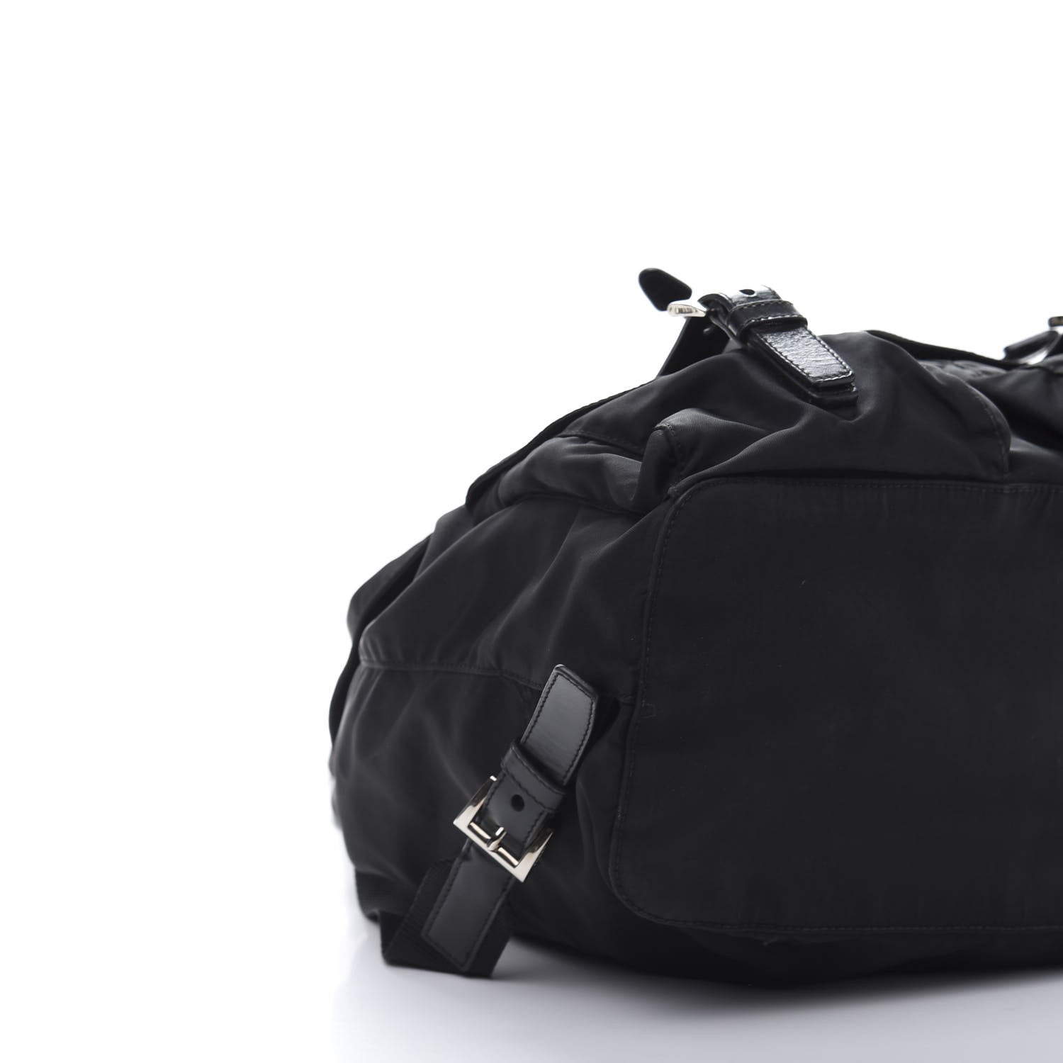 Prada Nylon Vela Medium Backpack Black 5 of 9