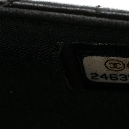 Chanel Lambskin Reversed Chevron Quilted Flap Black 8 of 11
