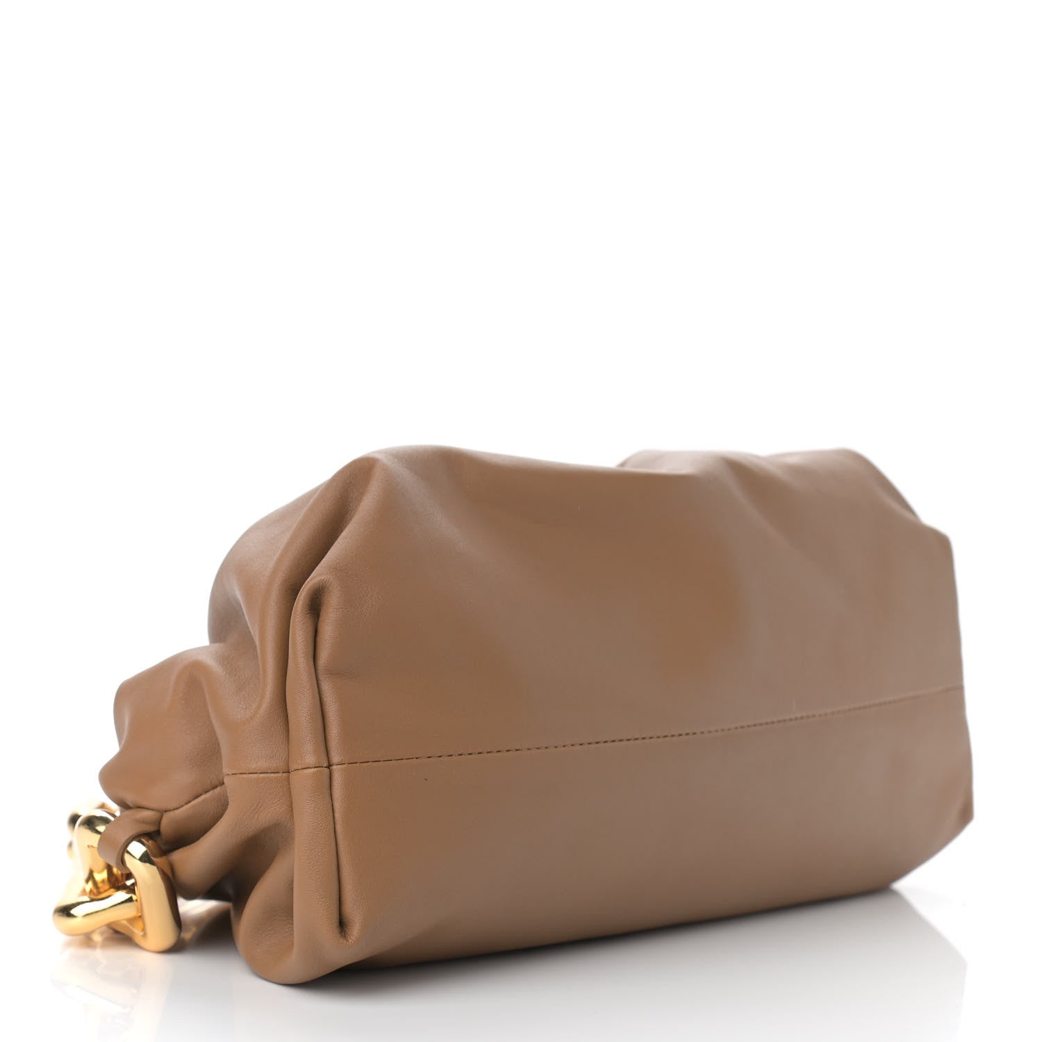 Bottega Veneta Calfskin The Pouch Chain Teak 4 of 9