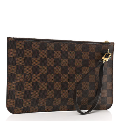 Louis Vuitton Damier Ebene Neverfull MM GM Pochette 3 of 7