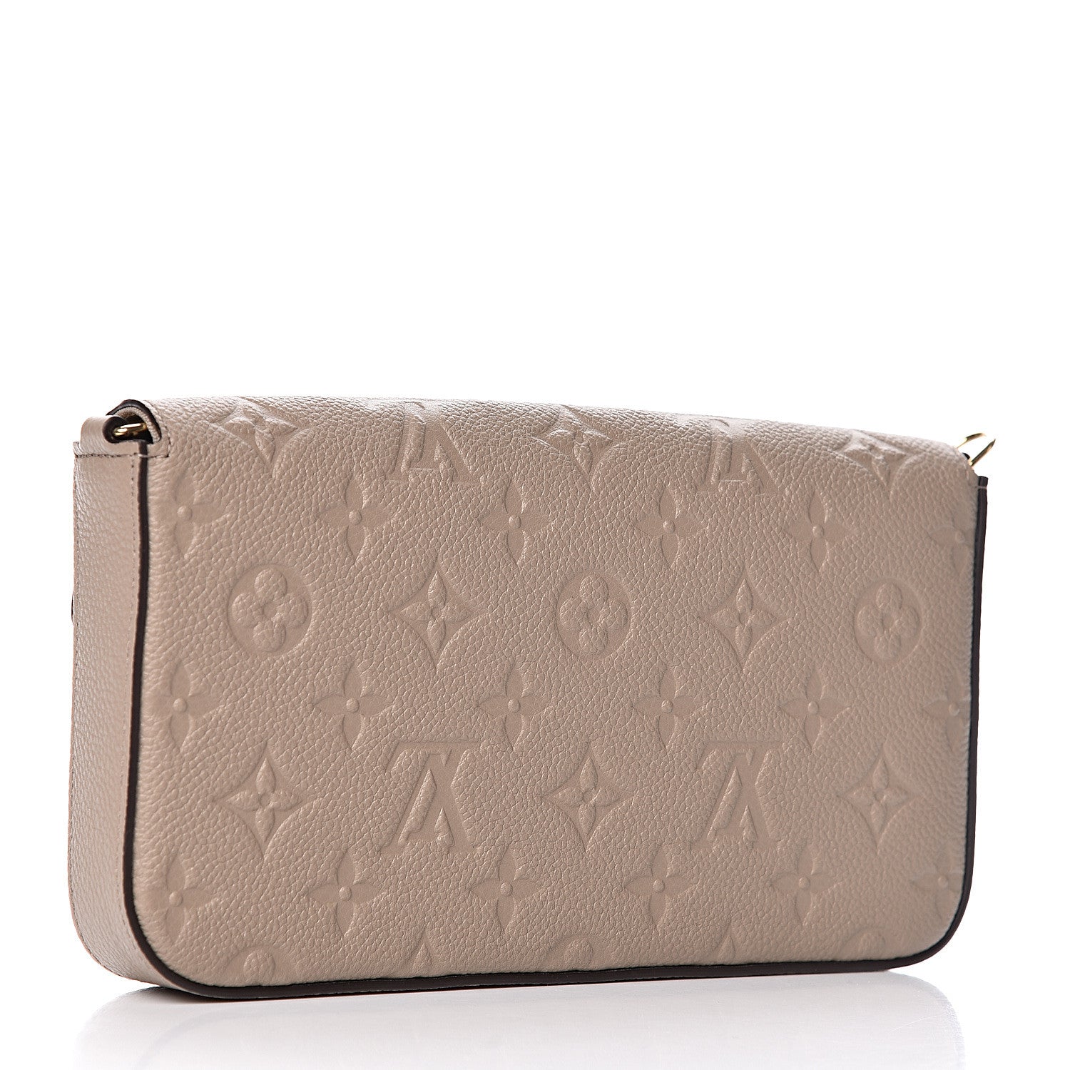 Louis Vuitton Empreinte Pochette Felicie Chain Wallet Tourterelle 3 of 9