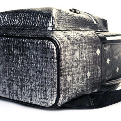 MCM Gradation Visetos Small Stark Backpack Silver 7 of 8