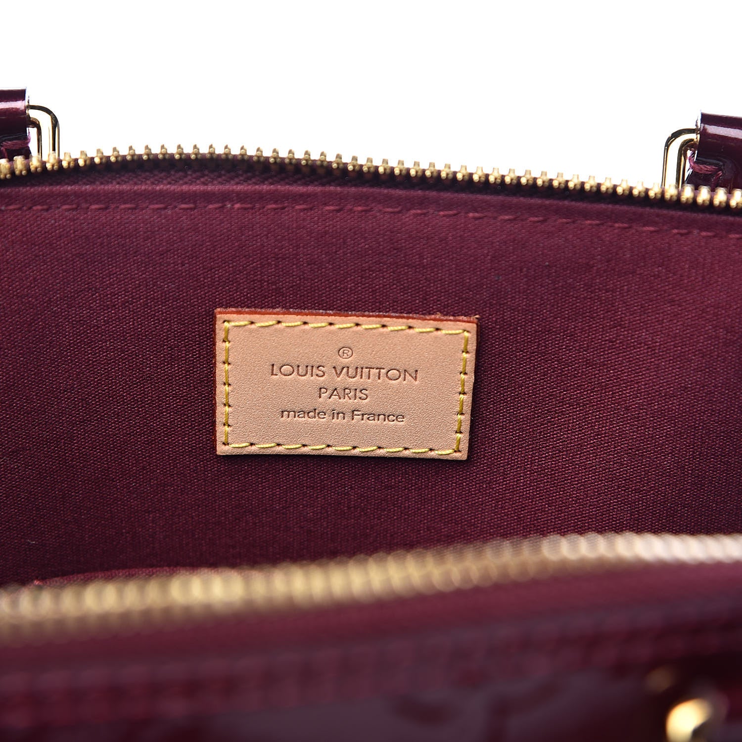 Louis Vuitton Vernis Alma PM Rouge Fauviste 6 of 10