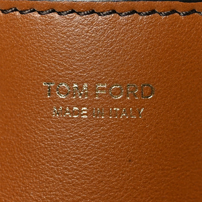 Tom Ford Grained Calfskin Medium Shaded Jennifer Crossbody Bag Brown 6 of 11