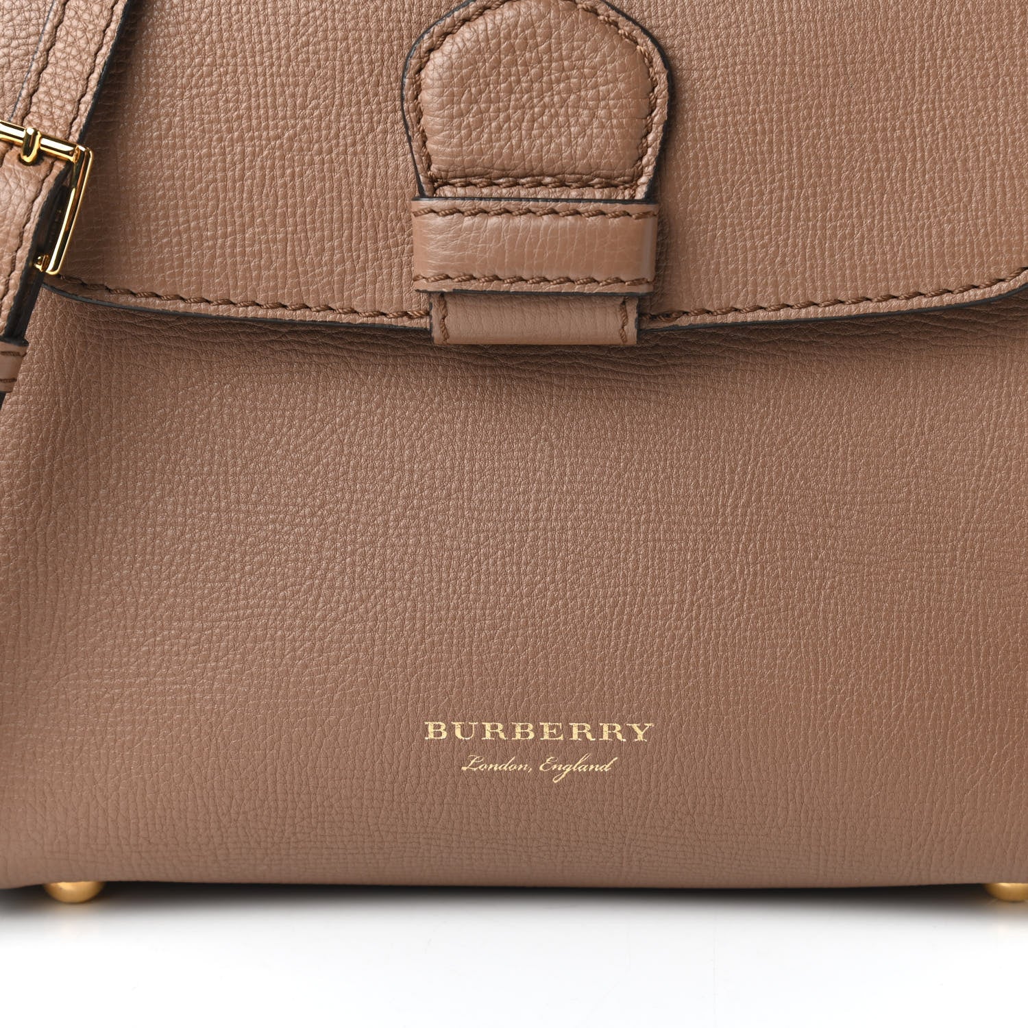 Burberry Derby Calfskin House Check Small Camberley Dark Sand 10 of 10