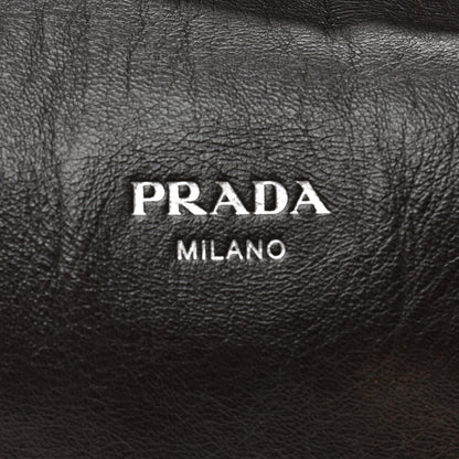 Prada Vintage Nappa Shoulder Bag Moro 7 of 9