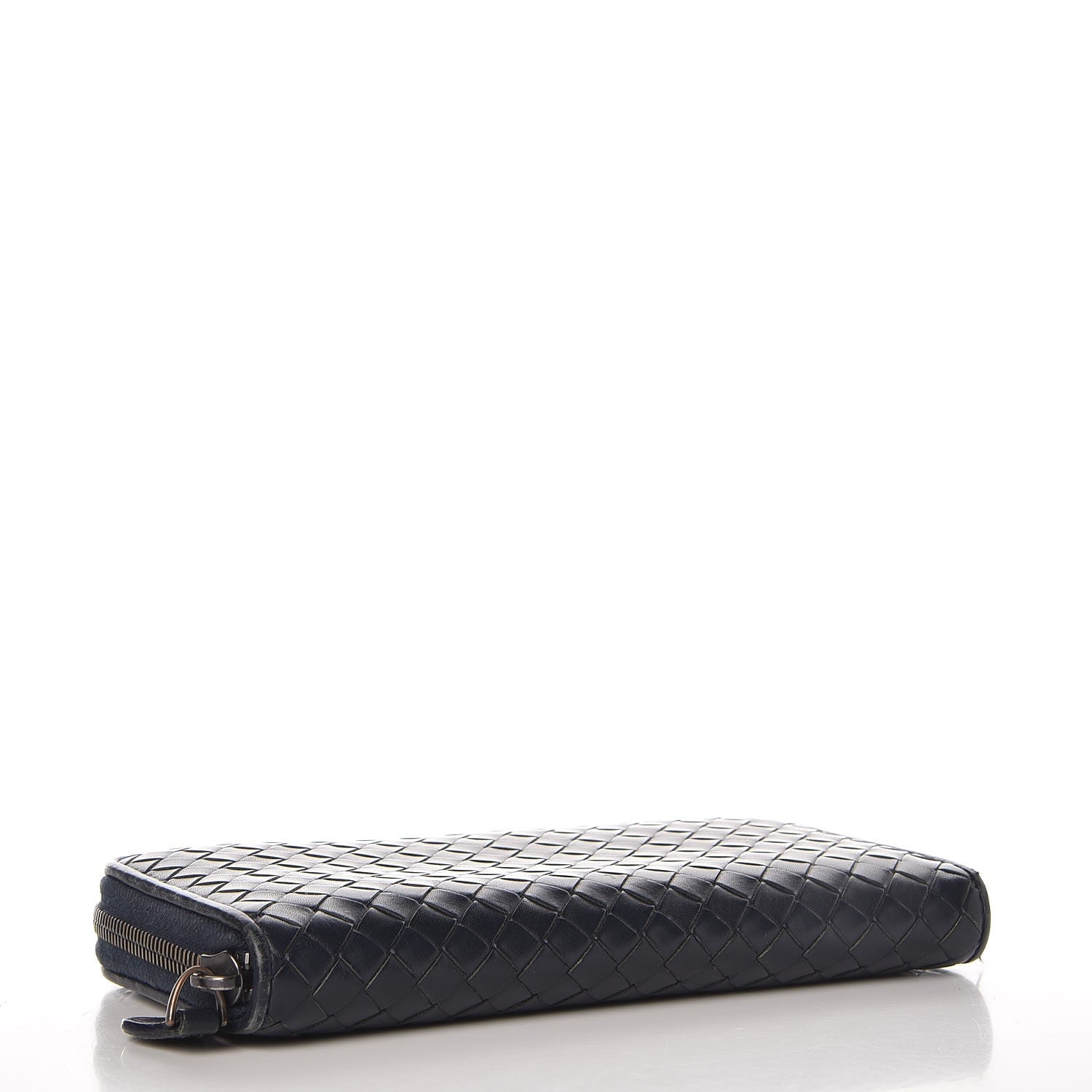 Bottega Veneta Nappa Intrecciato Zip Around Wallet Denim 5 of 11