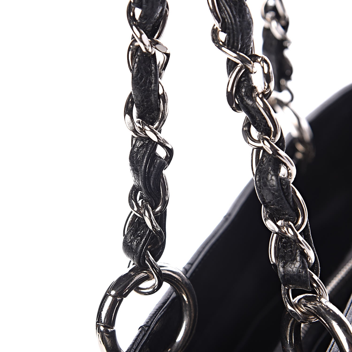 Chanel Caviar Quilted Grand Shopping Tote GST Black 10 of 19