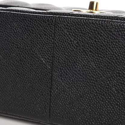 Chanel Caviar Quilted Jumbo Double Flap Black 9 of 11