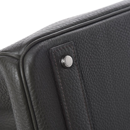 Hermes Taurillon Clemence HAC Birkin 40 Vert De Gris 7 of 30