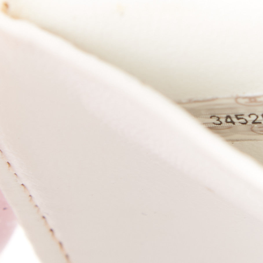 Chanel Calfskin PVC Vanity Cosmetic Case White 9 of 14