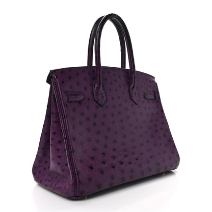 Hermes Ostrich Birkin 30 Violine 3 of 11