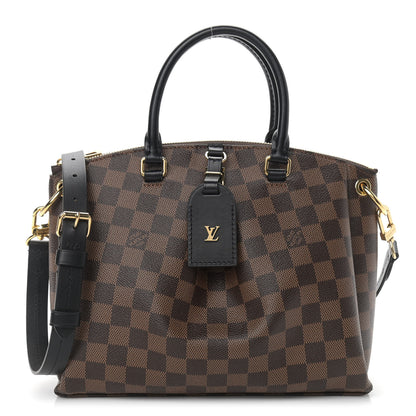 Louis Vuitton Damier Ebene Odeon Tote PM Black 1 of 8