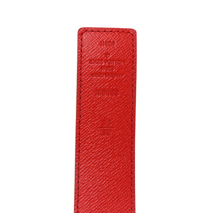 Louis Vuitton Monogram 30mm LV Initiales Reversible Belt 80 32 Red 5 of 6