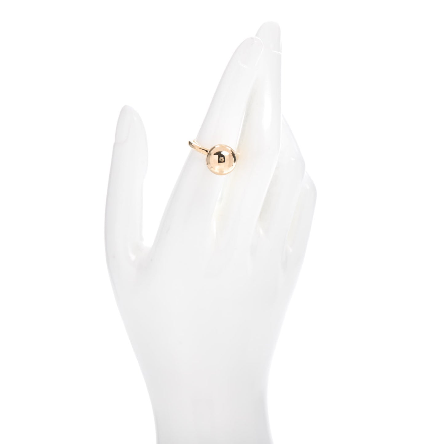 18K Yellow Gold 12mm HardWear Ball Ring 53 6.25