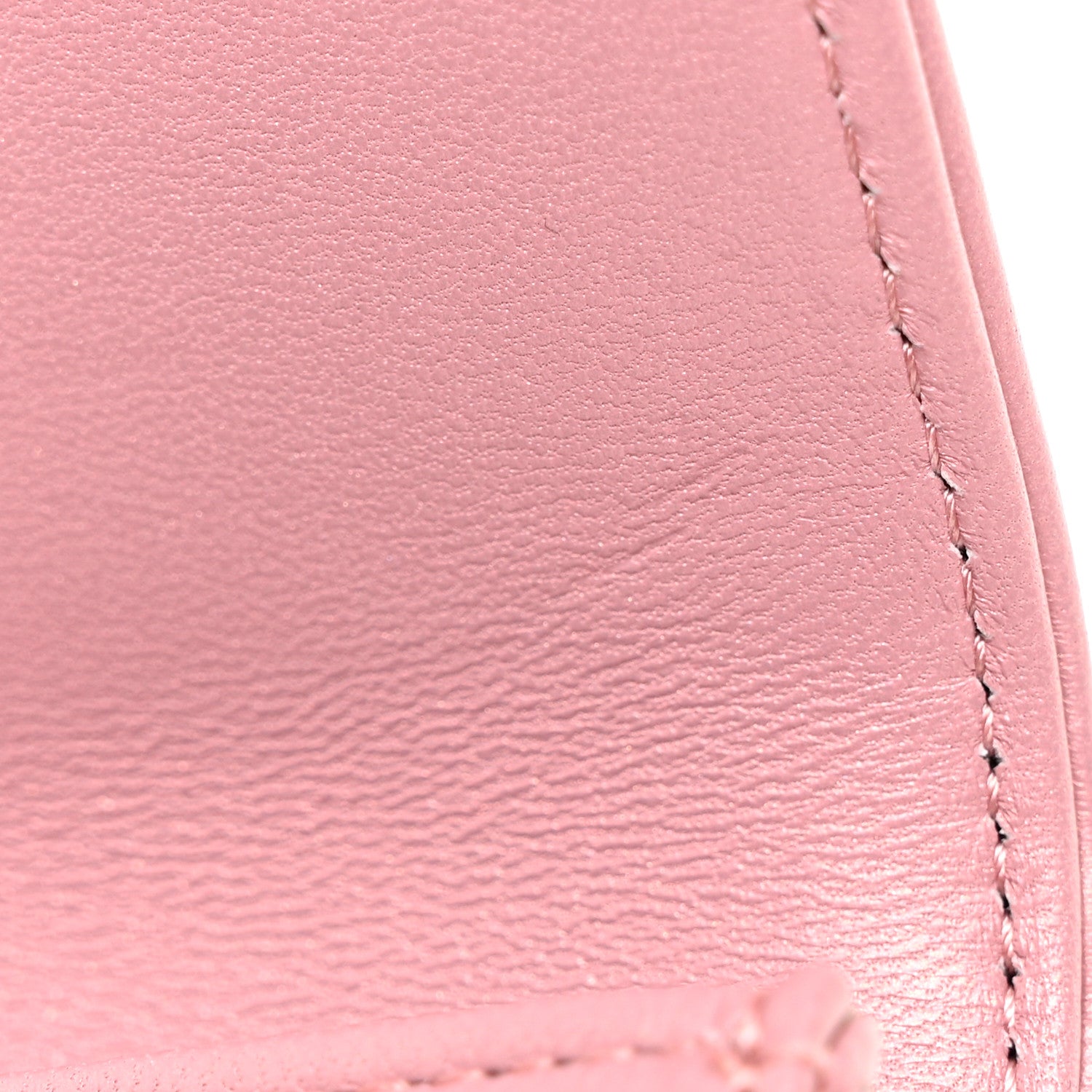 Chanel Metallic Lambskin Quilted Boy Card Holder Wallet Pink 9 of 11