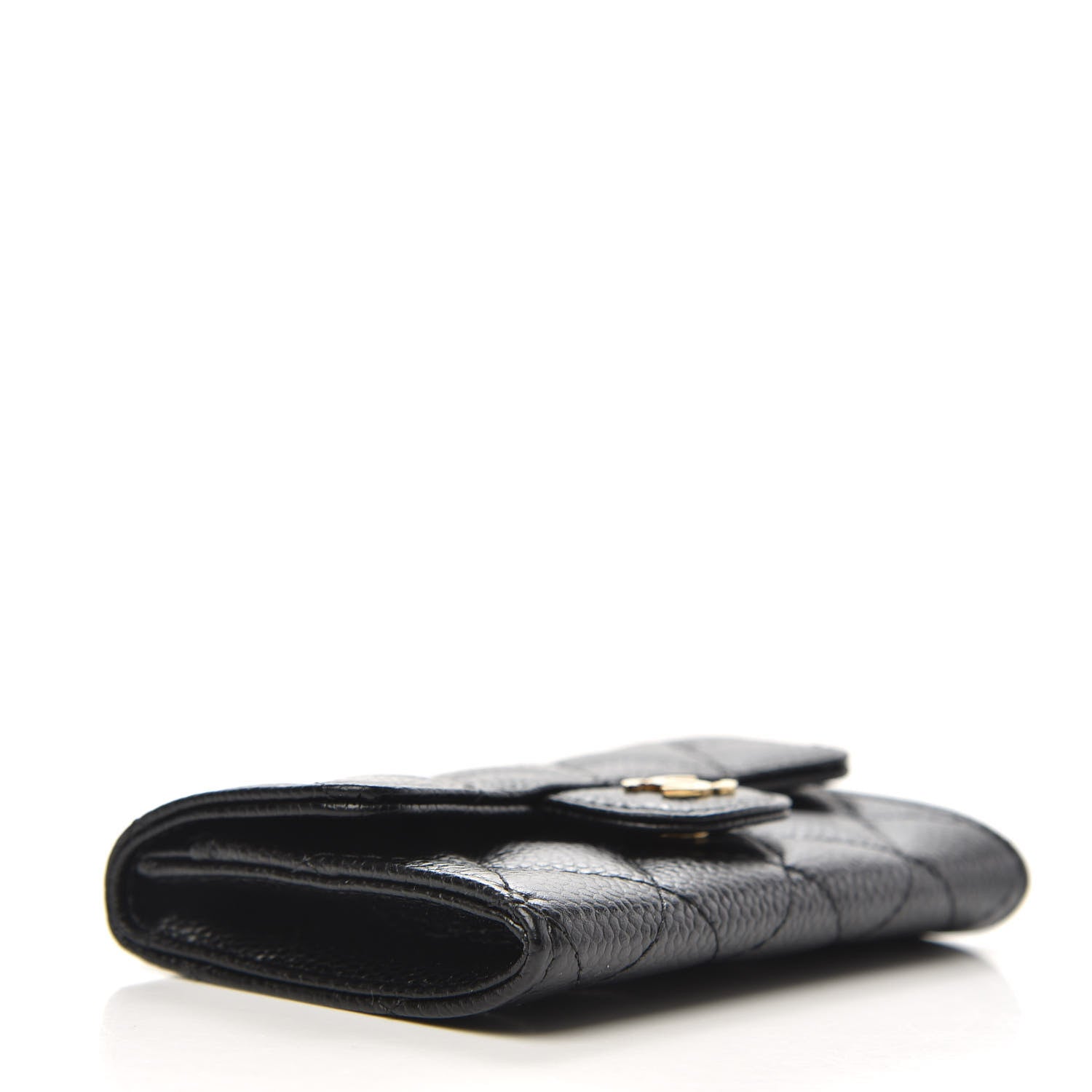 Chanel Caviar Quilted Flap Card Holder Black 4 of 9