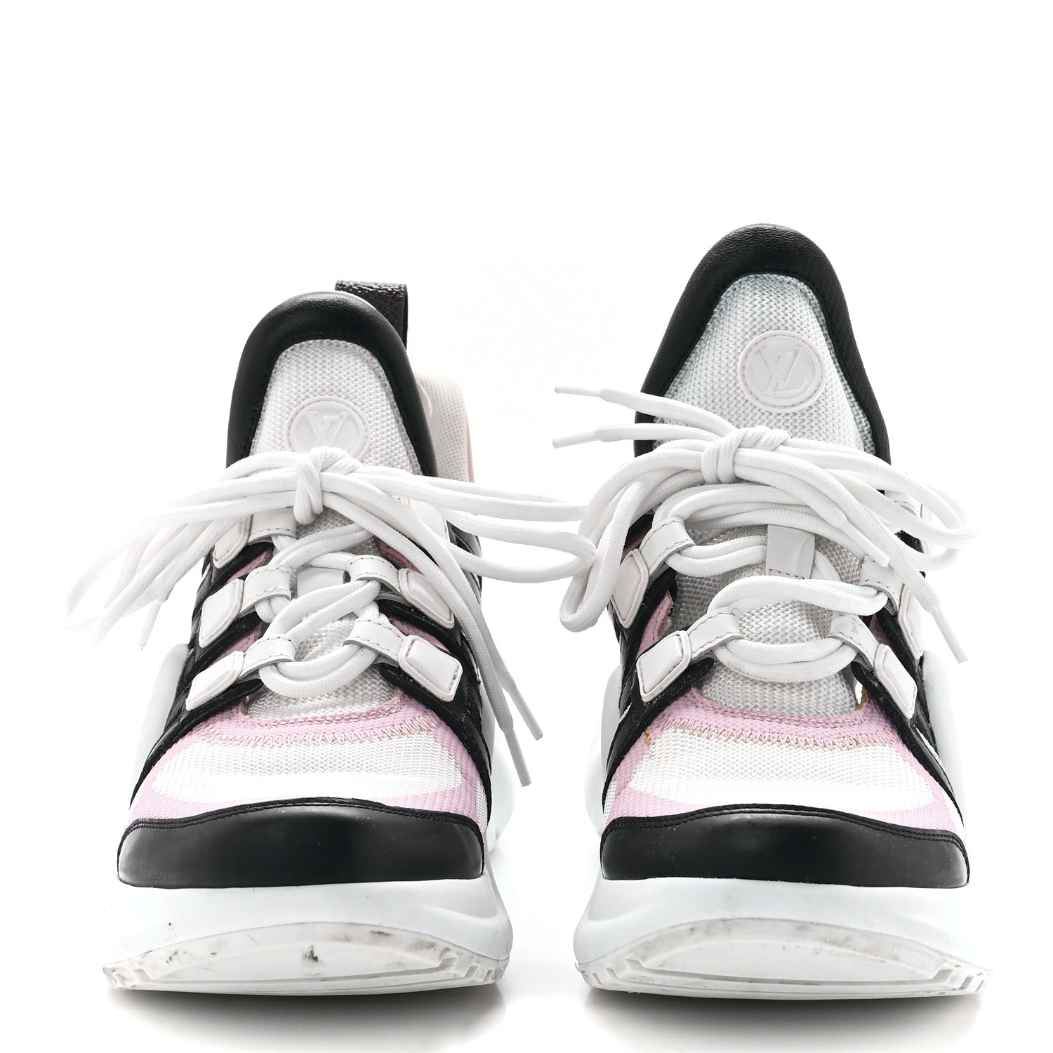 Louis Vuitton Calfskin Technical Nylon LV Archlight Sneaker 37 Rose Clair 2 of 8