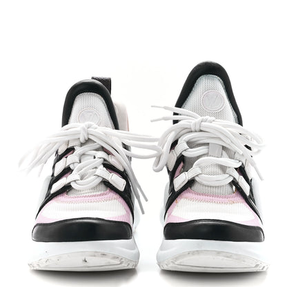 Louis Vuitton Calfskin Technical Nylon LV Archlight Sneaker 37 Rose Clair 2 of 8