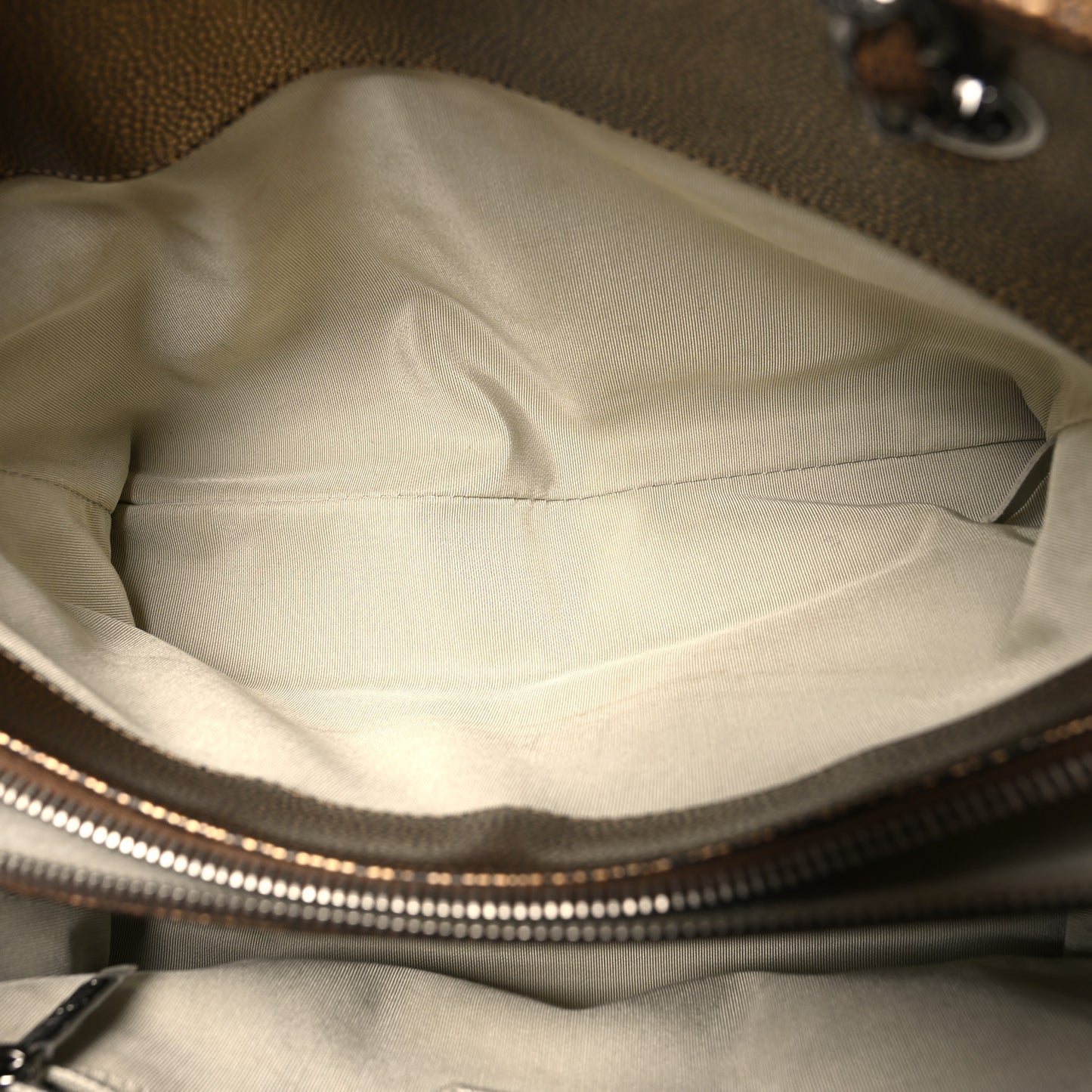 Metallic Caviar Timeless CC Shopping Tote Gold