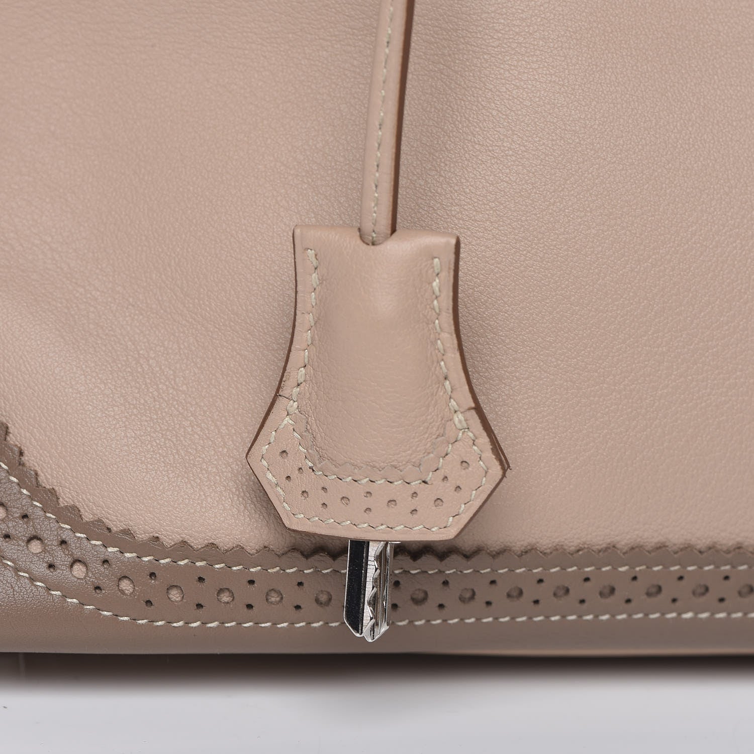 Hermes Swift Ghillies Birkin 35 Argile Etoupe 14 of 38